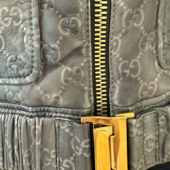 Gucci embossed GG leather jacket - Picture 12 of 16